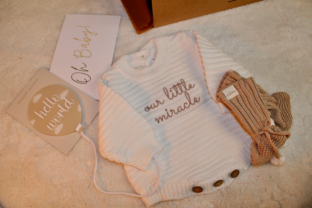 OUR LITTLE MIRACLE BABY GIFT BOX